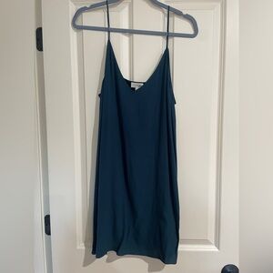 Aritzia Deep Teal Mini Dress